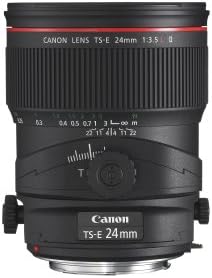 Сверхширокоугольный обектив на Canon TS-E 24mm f/3.5 L II изместена наклон за цифрови огледално-рефлексни фотоапарати Canon