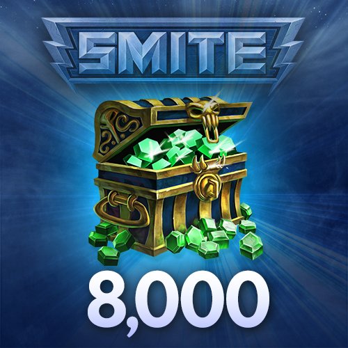 8000 Камъни SMITE - САМО ЗА PC [Кода на онлайн-игра]
