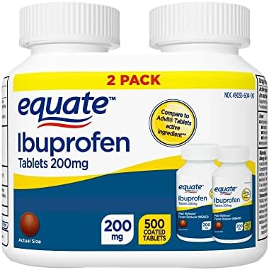 Равни хапчета Ибупрофен, 200 мг, Двойна опаковка, 500 грама