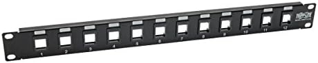 Пач-панел Трип Lite с 16 порта Keystone Blank RJ45, USB, HDMI, Cat5e / Cat6 За монтаж на багажник Неекранирани 2URM TAA (N062-016-KJ)