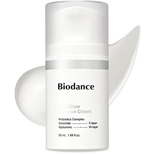 BIODANCE Skin-Крем с Эссенцией Glow Essence, Хидратиращ, Стягащ като бариера на Кожата, като Хиалуронова киселина и Серамиди, Хидратиращ Крем