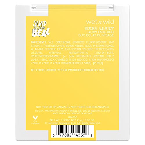 Wet n Wild, Записан The Bell Маркери + Illuminator Glow Face Duo, компактна пудра за грим с подсветка, компактна пудра за грим с