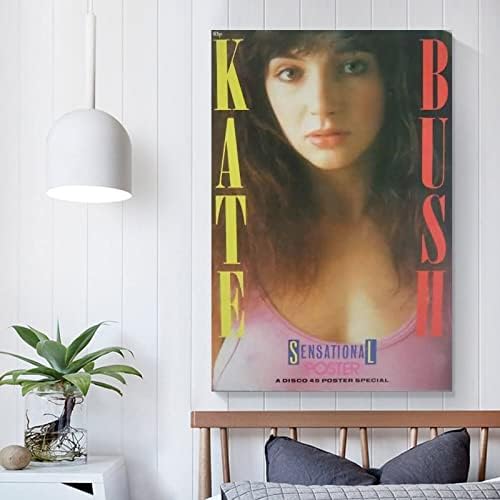 MEWTEE Кейт Буш Платно Плакати Стенно Изкуство Спалня Офис Декор Подарък DAYOSIX Без рамка-style12x18 инча (30x45 см)