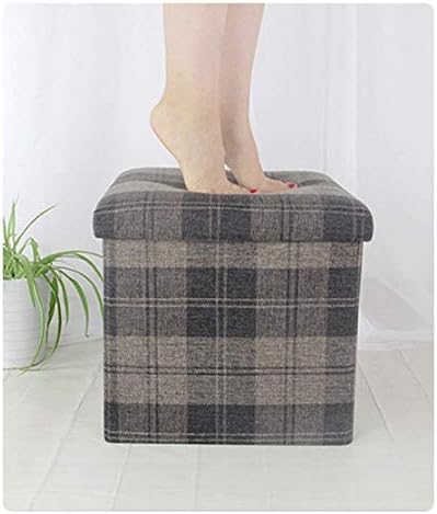 Столче за съхранение на тъкани GFHLP Столче за съхранение Може да Седи За Възрастни Сгъваем Домашен Разтегателен Столче За подмяна на