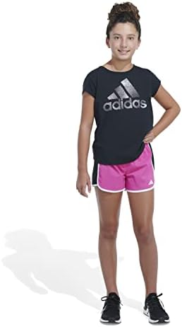 Тъкани панталони Иноходца с Голям Еластичен колан adidas за момичета в Цвят Блока