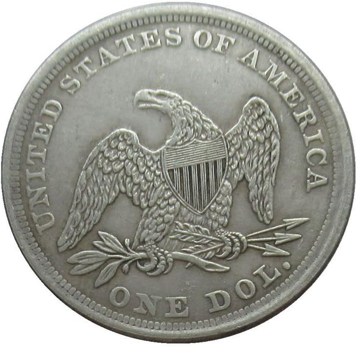 Възпоменателна монета - Копие от Хартата 1856 г. на стойност 1 щатски долар със Сребърно покритие