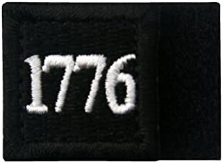 1776 Емблемата на Американската Независимост, Тактически Боен Дух САЩ, Бродирана Апликация, Закопчалката на една Кука и Контур, Нашивка
