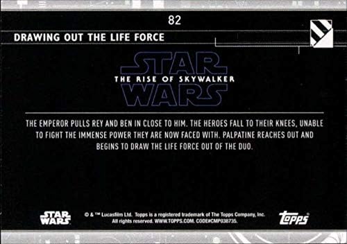 2020 Начело Star Wars The Rise of Skywalker Series 282, Изваждане на Търговската картата Life Force