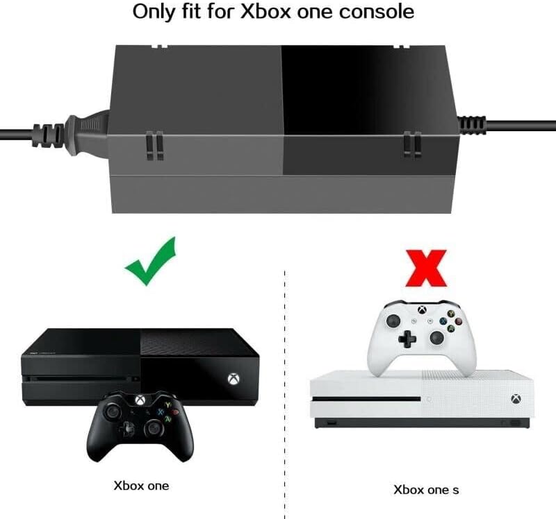 ИДЕАЛНА ДЕТАЙЛ за конзолата на Microsoft Xbox ONE Адаптер ac Входът за Зарядно Устройство захранващ Кабел Кабел