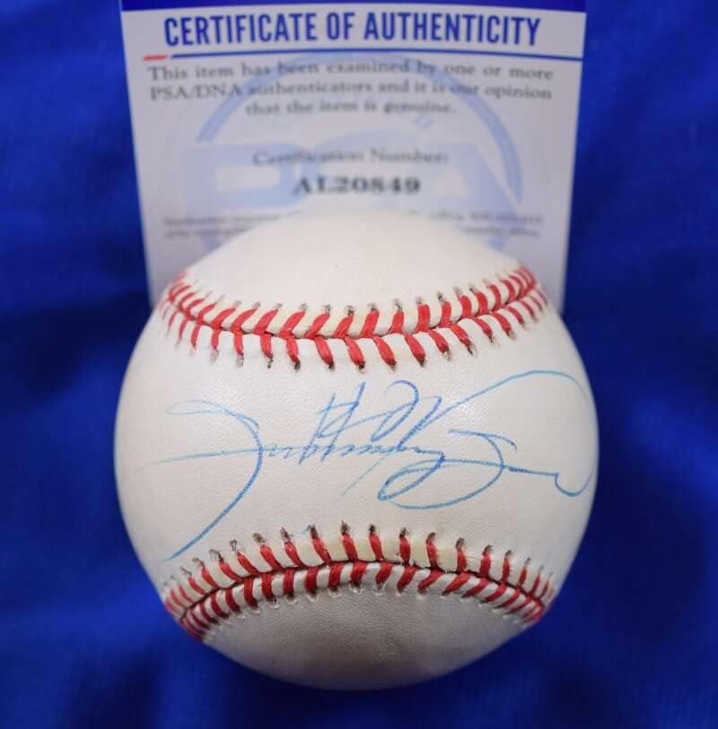 Сами Соса PSA ДНК Coa Автограф на Националната лига бейзбол с автограф от 1