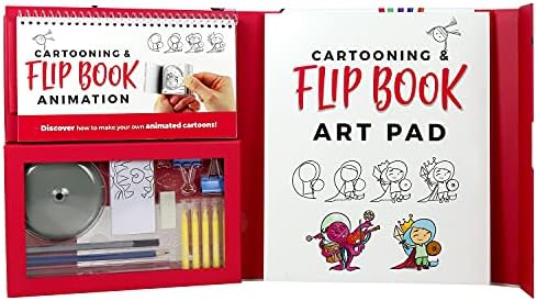 Комплект за детско творчество Spicebox Анимации под формата на книжки Petit Picasso, 13 динамични проекти, определени за създаване на анимационни