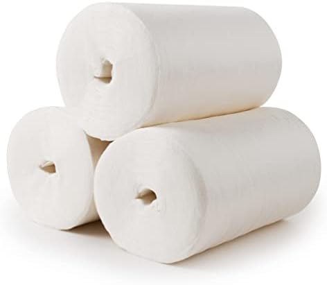 Бамбукови пълнители за филтър памперси, 100 Листа В Ролка за Еднократна употреба Обшивки, Изработени от меки Бамбукови плочки Тъканни