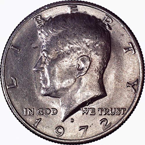 1972 Г. Кенеди Полдоллара 50 цента На Около необращенном формата на