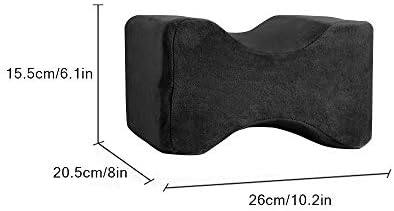 Коленная възглавница Клиновидного контура с ефект на паметта за страничните легла, Възглавници за краката, за привеждане в съответствие с
