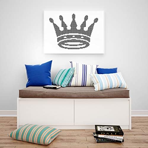 Прекъсването на стенно изкуство върху платно - Изкуството на винтах с корона - Декора на стените в спалнята - боядисани стени спални