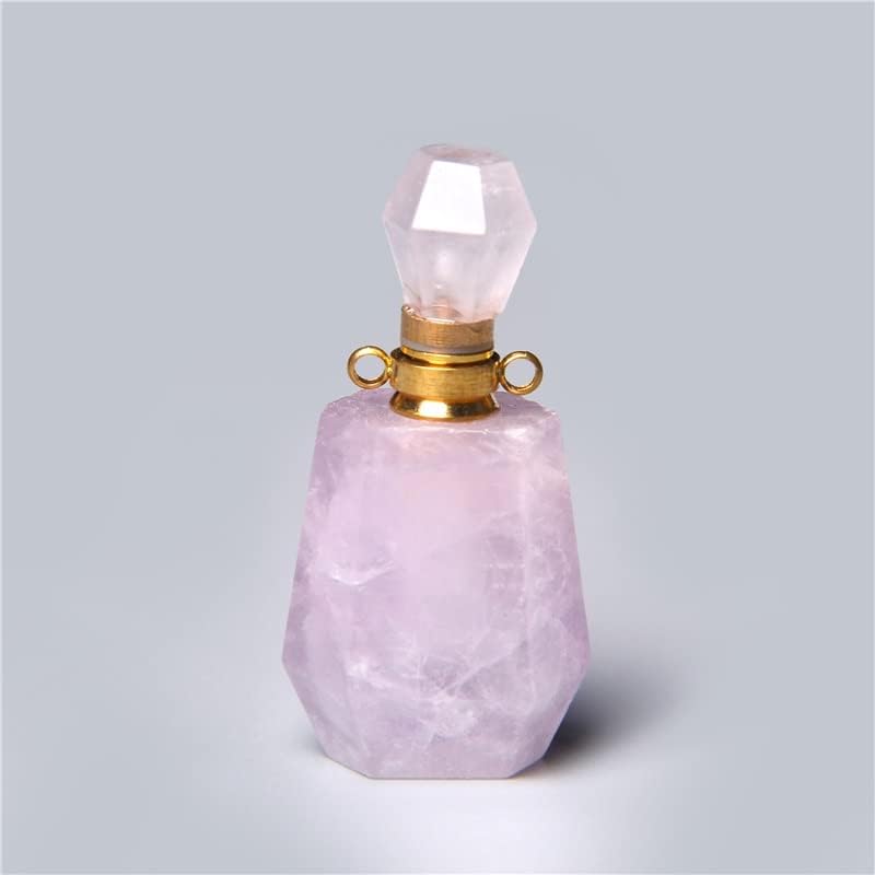 n/a Окачване от флакон за парфюм за бижута, Колие, Дифузор Етерично масло, Окачване от бутилки от естествен камък (Цвят: A, размер: