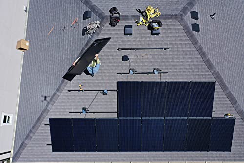 Разпределителните скоростна EZ Solar JB-1.XL за фотоволтаични системи на покрива Битумен Камъчета, Черна