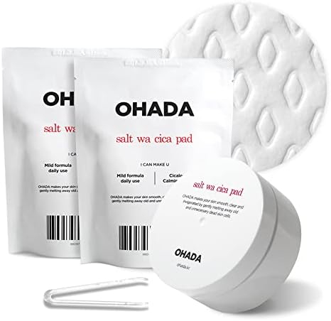 Памучни дискове с тонер OHADA CICA | Хидратиращ, Ексфолиращ Тонер | От черни точки, кистички, Сужающий порите | BHA-тонер касети