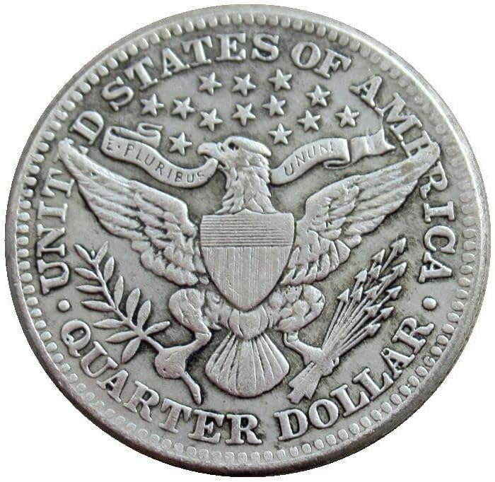Американската Тримесечната Фризьорски салон 1905 Г., сребърно покритие Копие на Възпоменателни монети