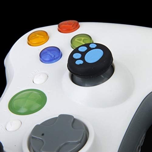 Дръжки за палец, Капачка за Джойстик, Капачки за Джойстик, Калъф за палците за PS4 PS3 Xbox ONE Xbox 360, PS2, Синя Котешка Лапа