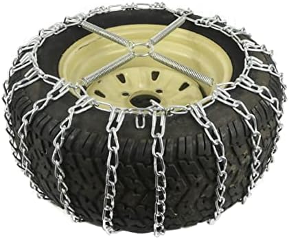 Чифт вериги за гуми РОП Shop | 2 връзка за опростяване на работата на трактора с гуми 18x8,5x8 отпред и отзад 25x10x8