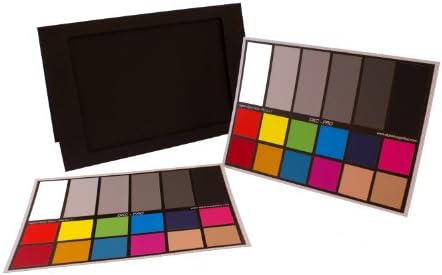 DGK Color Tools DKC-Pro 5 x 7 Комплект от 2 диаграми на баланса на бялото и калибриране на цветовете с 12% и 18% сиво - Професионално