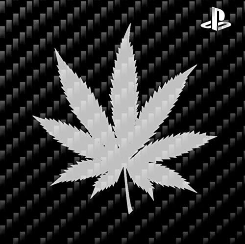 Корица за Ps4 SLIM, изработени от въглеродни влакна с марихуана, лимитирана серия, СТИКЕР за ADESIVA Playstation 4 Slim