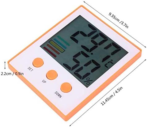 UXZDX CUJUX Дигитален Влагомер, Термометър за стая, Индикатор за Влажност на въздуха, Стаен Термометър, за Дома, Офиса