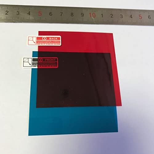 Червено-зеления блок четене на лист прозрачна пластмаса филм инструмент за лечение на точка