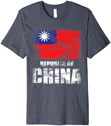 Тениска с флага Тайван | Тениска с Флага на Република китай
