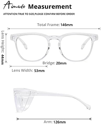 Защитни Очила AIMADE, фарове за Мъгла Стилни Очила, слънчеви Очила, Блокиране на Синя Светлина, Очила за Мъже/Жени