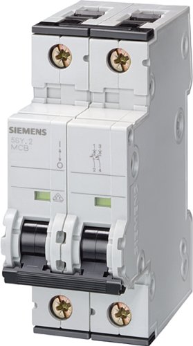 Допълнителен протектор Siemens 5SY45405, Номинална на UL 1077, 1 Щифта ключа + Неутрални, максимум 40 Ампера, Характеристика на изключване