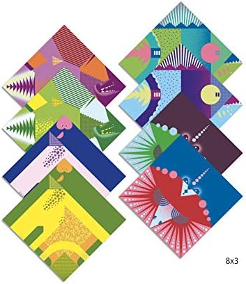 Комплект за работи от хартия DJECO Динозаврите Оригами – Ниво 2