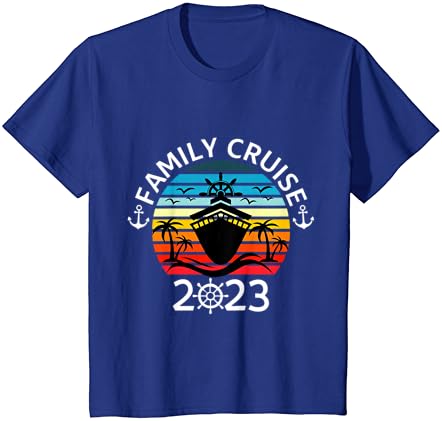Семеен Круиз 2023 Ваканция Забавно Парти Пътуване С Кораб 2023 Тениска