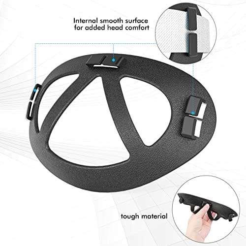 Тампон върху облегалката на главата за Oculus Quest 2, Възглавница за балансиране на Гравитационното налягане, Удобна Мека Подплата от TPU за мозъка колан виртуална реалн?
