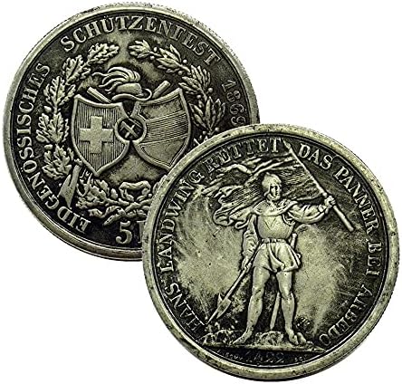 Копирни монети Събиране на Diy Възпоменателни монети със сребърно покритие Възпоменателни монети от Много страни / региони, включително