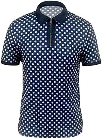 Мъжки тениски BEUU Henley, Летни Модни Памучни ризи Поло с дизайн Baisc, Спортни Тениски за голф с Цип, Улични Тениски