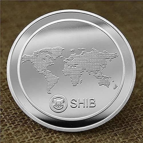 Shiba Ин | Виртуална валута Криптовалюты Dogecoin |сребърно покритие Възпоменателна Монета Challenge Art| Биткойн Сбирка Занятие с Пластмасова