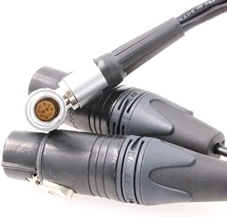 Входен кабел ZBLZGP Audio Breakout с 10 на контакти в Двойна 3-Пинов XLR за Видео Atomos Shogun Flame Monitor Recorder (кабел с конектор под формата на лакътя)