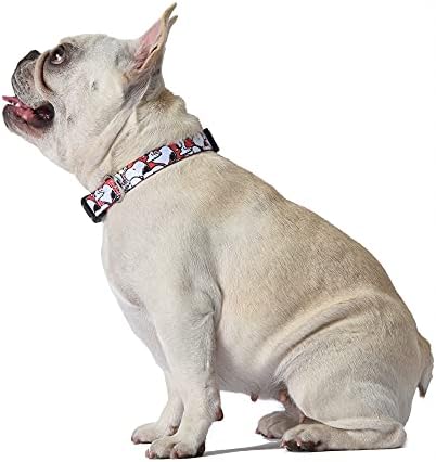 Фъстъци за домашни любимци Нашийник за кучета Снупи, Големи | Large Dog Collar Снупи Gifts Официално лицензиран | Червено