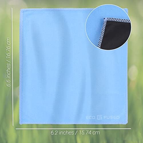 Кърпички за почистване от микрофибър - 10 x - 6,6 x 6,2 инча - Двустранни кърпички за почистване - Кърпи от микрофибър и велур, за смарт