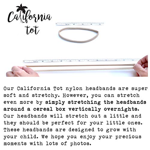 Набор от меки и еластични мрежести чалми на главата California Детенце Bow (комплект от 4 Хаха)