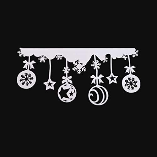 BESTOYARD 2 Листа Коледен Престилка за прозорци Ремесленная Пяна за Занаяти Собствените си ръце, Бели Форми, изработени от Полистирол