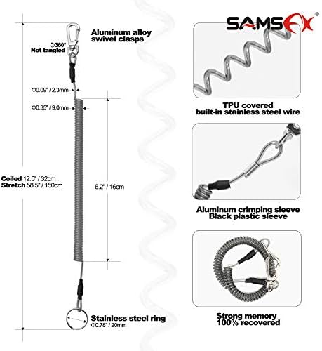 SAMSFX Риболовни Ножици за Плетене на Въжето Комбинираната Многофункционални Назъбени Ножици за Улов летят риболов в Сладка