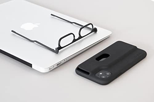 калъф readon за iPhone 14 с очила за четене (черен, 1,0 диоптър)