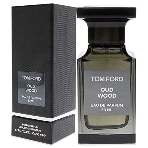 Спрей за парфюмерийната вода Tom Ford Private Blend Oud Wood - 50 мл/1,7 грама, черен