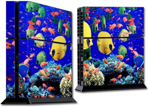 Кожата MightySkins, Съвместим с конзола Sony Playstation 4 PS4, обертывает скинове стикерами Under The Sea