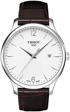 Мъжки Ръчни часовници Тисо Тисо Tradition от неръждаема стомана Кафяв цвят T0636101603700