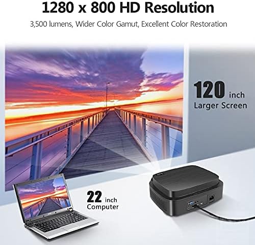 LMMDDP Най-добрите цени проектор led 1280x720 P за домашно кино 1080P Vedio. Домашно кино 3D