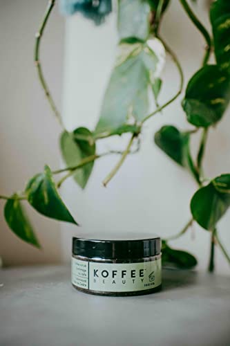 Кафе пилинг Koffee Beauty Cedarwood Scrub Coffee - Ексфолиращ скраб за лице и тяло - Лесно се почиства и изглажда кожата - Съживява